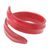 Wickelarmband aus Leder - Modernes Leder-Wickelarmband in Rot aus Thailand