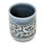 Celadon ceramic teacup, 'Blue Kanok' - Ornate Blue Celadon Ceramic Teacup from Thailand (image 2d) thumbail