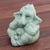 Celadon-Keramikfigur - Grüne Celadon-Keramik-Ganesha-Skulptur aus Thailand