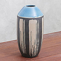 Celadon ceramic vase, Modern Garden