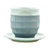 Celadon ceramic cup and saucer, 'Verdant Comfort' - Celadon Ceramic Cup and Saucer in Green from Thailand (image 2c) thumbail