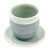 Celadon ceramic cup and saucer, 'Verdant Comfort' - Celadon Ceramic Cup and Saucer in Green from Thailand (image 2d) thumbail