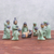 Celadon ceramic nativity scene, 'Nativity of Love' (10 piece) - Celadon Ceramic Nativity Scene from Thailand (10 Piece) thumbail