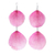 Natural rose petal dangle earrings, 'Pretty Rose in Pink' - Natural Rose Dangle Earrings in Pink from Thailand thumbail