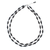 Onyx and hematite beaded strand necklace, 'Night Flash' - Onyx and Hematite Beaded Strand Necklace from Thailand