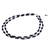 Halskette aus Perlen aus Onyx und Hämatit - Onyx- und Hämatit-Perlenkette aus Thailand