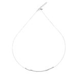 Sterling silver necklace, 'Morse Love' - Love-Themed Morse Code Sterling Silver Necklace