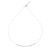 Collar de plata esterlina - Collar de plata de ley con código morse con temática de amor