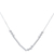 Sterling silver necklace, 'Morse Smile' - Smile-Themed Morse Code Sterling Silver Necklace