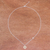 Gold accented sterling silver pendant necklace, 'Lovely Fleur De Lis' - Gold Accented Sterling Silver Fleur De Lis Necklace (image 2b) thumbail