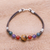 Multi-gemstone beaded bracelet, 'Playful Rainbow' - Multi-Gemstone Beaded Bracelet Crafted in Thailand (image 2) thumbail