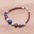 Multi-gemstone beaded bracelet, 'Bright Earth' - Earthen Multi-Gemstone Beaded Bracelet from Thailand