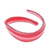 Leather wristband bracelet, 'Wavy Embrace in Crimson' - Handmade Leather Wristband Bracelet in Crimson from Thailand