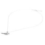 Sterling silver pendant necklace, 'Curling Feathers' - Curl Pattern Sterling Silver Bird Pendant Necklace