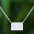Sterling silver pendant necklace, 'Formula for Nice' - Fair Trade Thai Sterling Silver Pendant Necklace thumbail