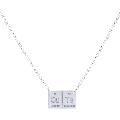 Sterling silver pendant necklace, 'Formula for Cute' - Thai Pendant Necklace Handcrafted in Sterling Silver