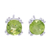 Peridot stud earrings, 'Sparkling Gems' - Faceted Peridot Stud Earrings from Thailand (image 2a) thumbail