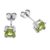 Peridot stud earrings, 'Sparkling Gems' - Faceted Peridot Stud Earrings from Thailand (image 2b) thumbail