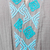 Cotton robe, 'Blue Diamonds' - Diamond Embroidered Cotton Robe in Ash from Thailand