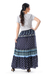 Rayon skirt, 'Tender Paisleys' - Indigo Paisley Motif Rayon Skirt Crafted in Thailand (image 2d) thumbail