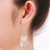 Sterling silver filigree chandelier earrings, 'Diamond Fountains' - Handmade Sterling Silver Filigree Chandelier Earrings (image 2d) thumbail