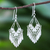 Sterling silver filigree chandelier earrings, 'Diamond Swing' - Diamond-Shaped Sterling Silver Filigree Chandelier Earrings (image 2) thumbail