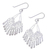 Sterling silver filigree chandelier earrings, 'Diamond Swing' - Diamond-Shaped Sterling Silver Filigree Chandelier Earrings (image 2c) thumbail