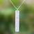 Sterling silver pendant necklace, 'Braille Belief' - Belief-Themed Braille Sterling Silver Pendant Necklace (image 2) thumbail