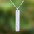 Sterling silver pendant necklace, 'Braille Faith' - Faith-Themed Braille Sterling Silver Pendant Necklace (image 2) thumbail