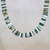 Jade beaded necklace, 'Elegant Stones in Green' - Jade Beaded Necklace in Green from Thailand thumbail