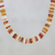 Jade beaded necklace, 'Elegant Stones in Brown' - Jade Beaded Necklace in Brown from Thailand (image 2) thumbail