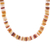 Jade beaded necklace, 'Elegant Stones in Brown' - Jade Beaded Necklace in Brown from Thailand thumbail