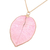 Gold accented natural flower pendant necklace, 'Bougainvillea Love in Pink' - Gold Accented Natural Flower Pendant Necklace in Pink (image 2g) thumbail