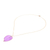 Gold accented natural flower pendant necklace, 'Bougainvillea Love in Purple' - Gold Accented Natural Flower Pendant Necklace in Purple (image 2e) thumbail