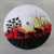Hand-painted cotton parasol, 'Joyful Elephants' - Hand Painted Cotton Parasol Home Accent (image 2b) thumbail