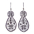 Pendientes colgantes de plata - Pendientes colgantes de plata Karen con motivo de mariposa de Tailandia