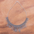 Silver beaded waterfall necklace, 'Dark Cascade' - Combination-Finish Karen Silver Waterfall Necklace