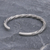 Sterling silver cuff bracelet, 'Mountain Winds' - Geometric Sterling Silver Cuff Bracelet from Thailand