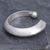 Sterling silver cuff bracelet, 'Crescent Point' - Hill Tribe Sterling SIlver Crescent Cuff Bracelet (image 2) thumbail
