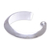 Sterling silver cuff bracelet, 'Crescent Point' - Hill Tribe Sterling SIlver Crescent Cuff Bracelet (image 2c) thumbail
