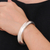 Sterling silver cuff bracelet, 'Crescent Point' - Hill Tribe Sterling SIlver Crescent Cuff Bracelet (image 2j) thumbail