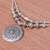 Silver beaded pendant necklace, 'Hill Tribe Charm' - Thai Hill Tribe Style 950 Silver Pendant Necklace (image 2c) thumbail