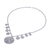 Silver beaded pendant necklace, 'Hypnotic Karen' - Spiral Medallion 950 Silver Pendant Necklace (image 2f) thumbail