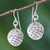 Silver dangle earrings, 'Smiling Fish' - Karen Hill Tribe Silver Smiling Fish Motif Dangle Earrings (image 2) thumbail