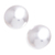 Silver button earrings, 'Timeless Chic' - Karen Hill Tribe Silver Matte Disc Button Earrings thumbail
