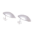 Silver button earrings, 'Timeless Chic' - Karen Hill Tribe Silver Matte Disc Button Earrings (image 2c) thumbail
