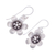 Silver dangle earrings, 'Delightful Daisy' - Karen Hill Tribe Silver Daisy Flower Dangle Earrings (image 2c) thumbail