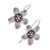 Silver drop earrings, 'Dappled Daisy' - Karen Hill Tribe Silver Daisy Flower Drop Earrings thumbail