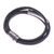 Leather strand bracelet, 'Mighty Strength in Black' - Leather Strand Bracelet in Black from Thailand (image 2e) thumbail