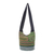Cotton blend shoulder bag, 'Lively Meadow' - Multi-Color Cross-Stitch Cotton Blend Shoulder Bag